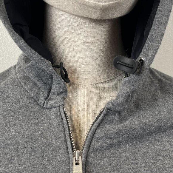 PRADA GRAY HOOD TRACK JACKET S - Picture 9 of 16